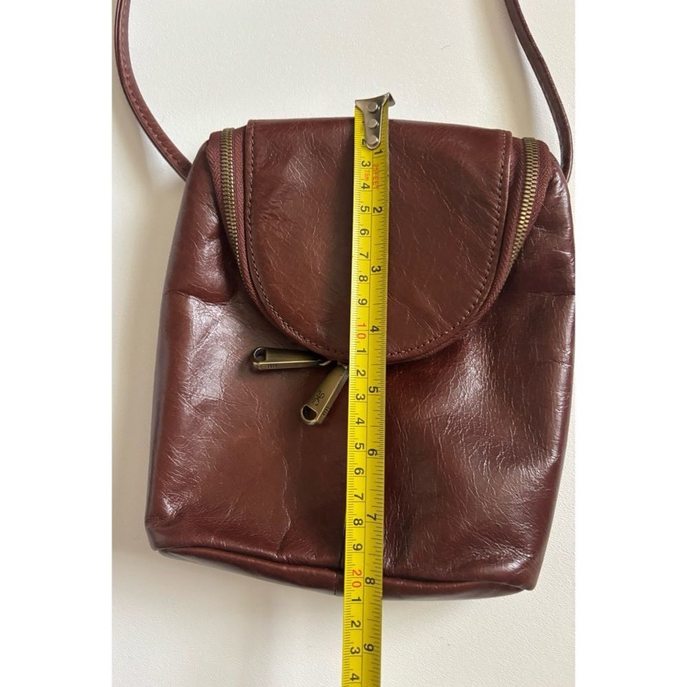 Vintage HOBO Fern Crossbody Handbag in Cognac ~ Excellent - Picture 3 of 7